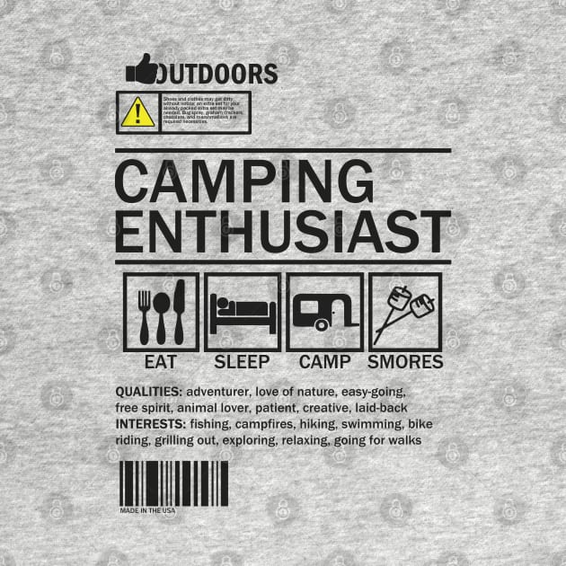 Camping Enthusiast by hoddynoddy